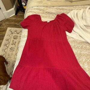 beachlunchlounge Red Midi Dress